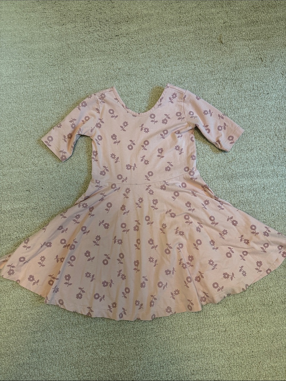 Hanna Andersson Pink Floral Twirl Dress